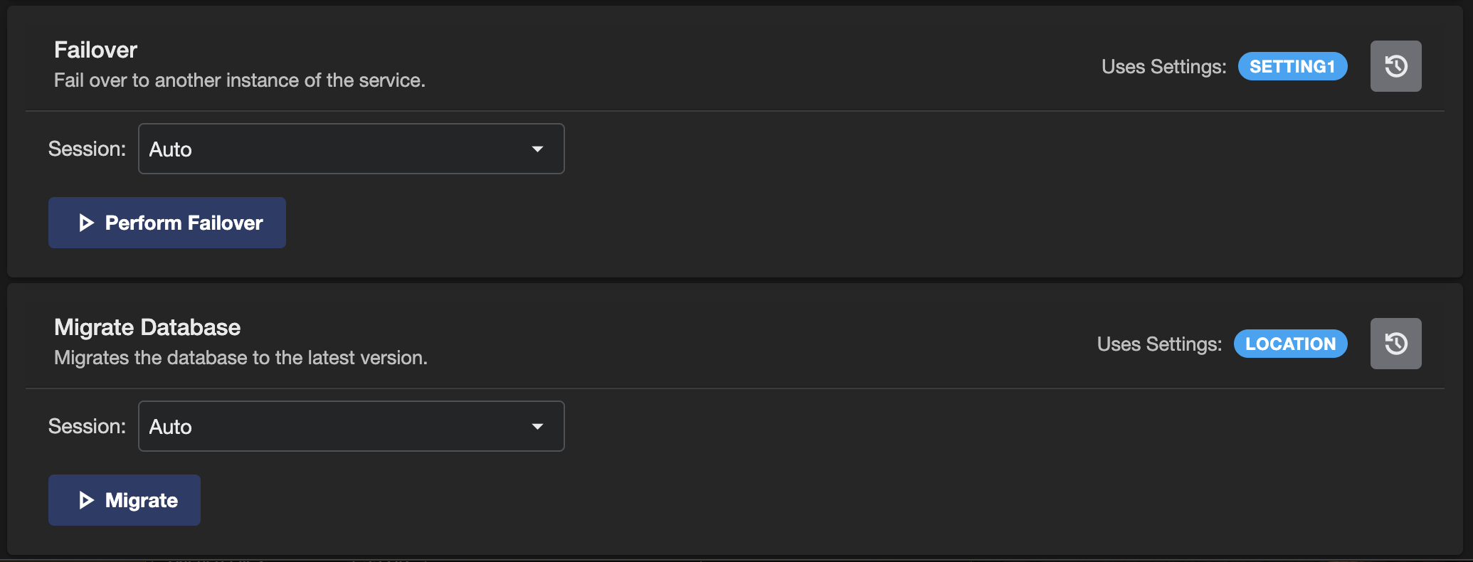 Custom Actions